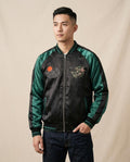 Lands Mode - Alsan | Bestickte Satinierte Jacke Unisex