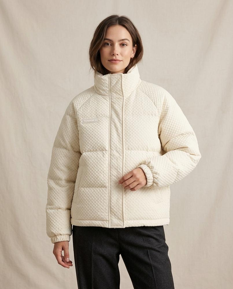 Lands Mode - Aefed | Strukturierte Gefütterte Jacke Unisex